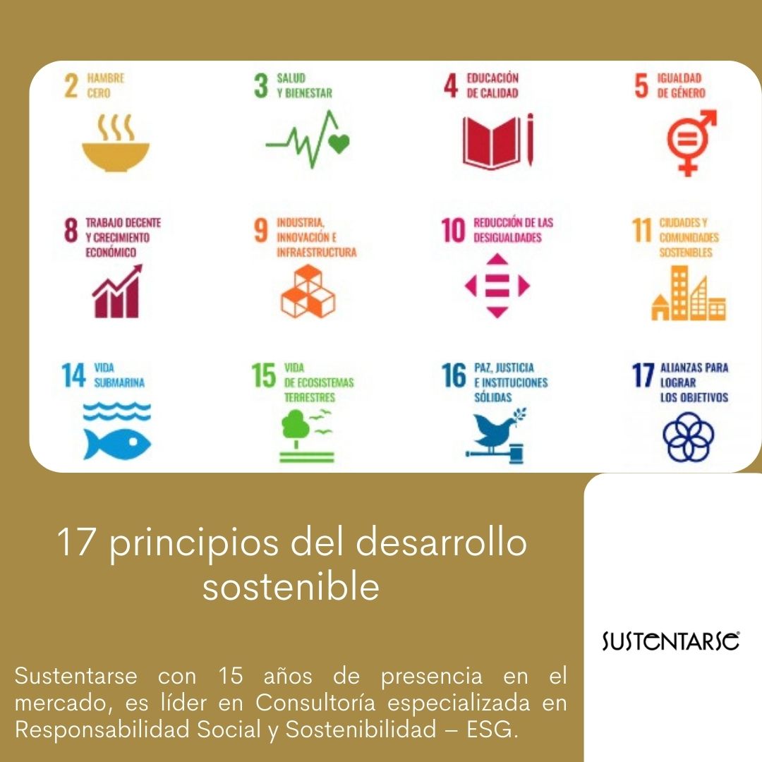 17 Principios Del Desarrollo Sostenibleagenda2030compromiso Mundial